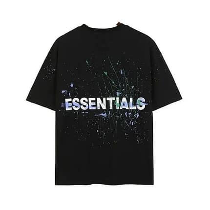 essentials black t shirt